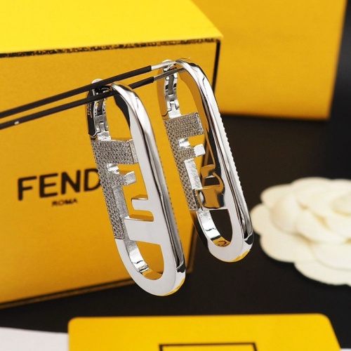 Replica Fendi Earrings For Women #1262146 $32.00 USD for Wholesale