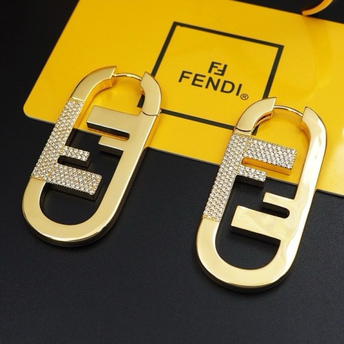 Fendi Earrings For Women #1262147 $32.00 USD, Wholesale Replica Fendi Earrings