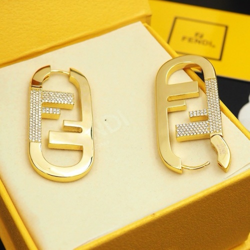 Replica Fendi Earrings For Women #1262147 $32.00 USD for Wholesale