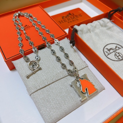 Hermes Necklaces #1262152 $56.00 USD, Wholesale Replica Hermes Necklaces