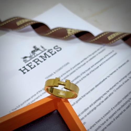 Replica Hermes Rings For Unisex #1262156 $36.00 USD for Wholesale