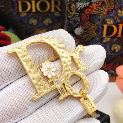 Replica Christian Dior Brooches For Women #1262160 $27.00 USD for Wholesale