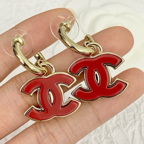 Replica Chanel Earrings For Women #1262165 $29.00 USD for Wholesale