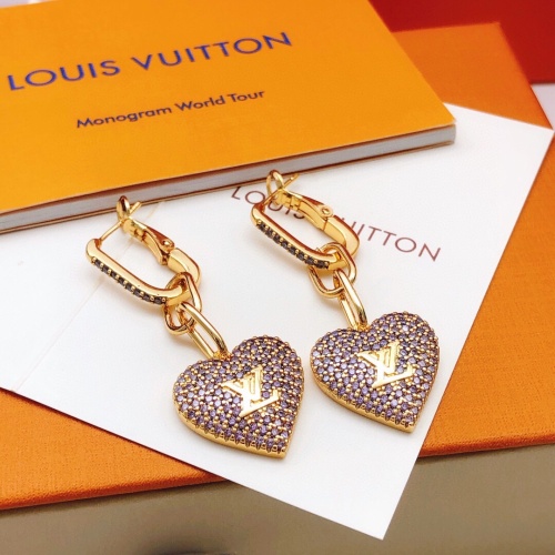 Louis Vuitton Earrings For Women #1262457 $32.00 USD, Wholesale Replica Louis Vuitton Earrings