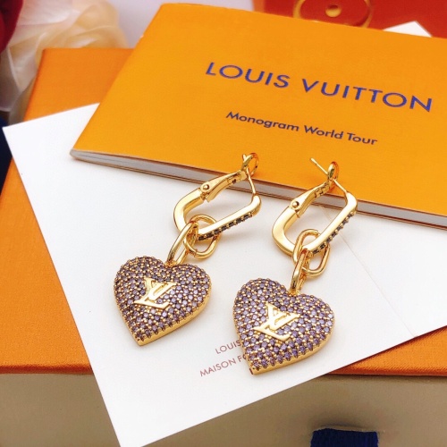 Replica Louis Vuitton Earrings For Women #1262457 $32.00 USD for Wholesale