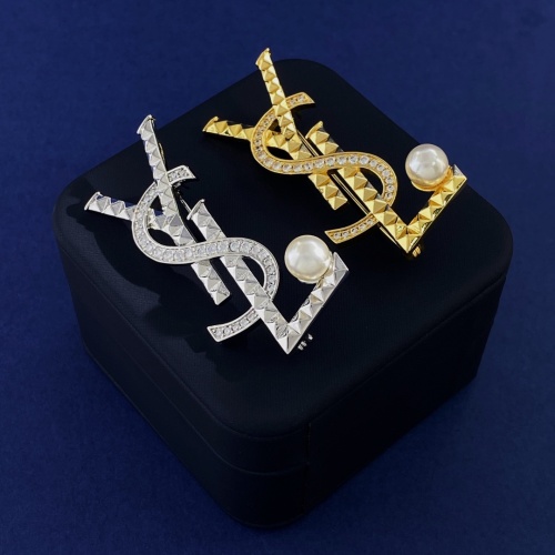 Replica Yves Saint Laurent Brooches For Women #1262695 $29.00 USD for Wholesale