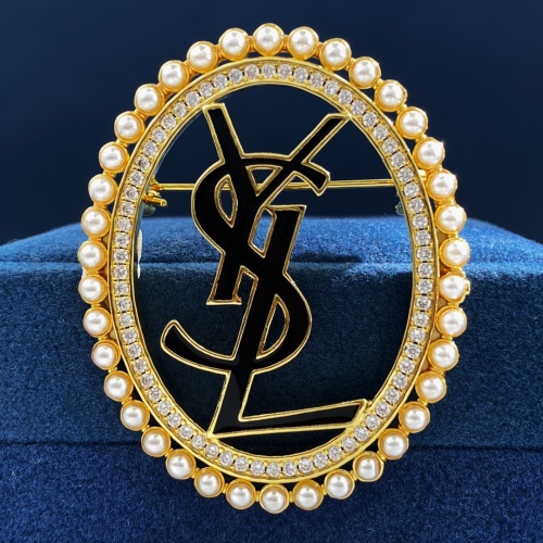 Yves Saint Laurent Brooches For Women #1262702 $32.00 USD, Wholesale Replica Yves Saint Laurent Brooches