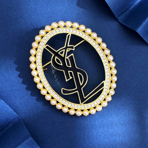 Replica Yves Saint Laurent Brooches For Women #1262702 $32.00 USD for Wholesale