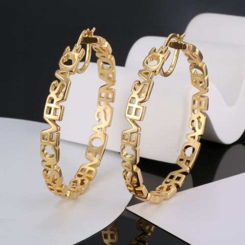 Replica Versace Earrings For Women #1262712 $34.00 USD for Wholesale