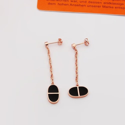 Hermes Earrings For Women #1262745 $25.00 USD, Wholesale Replica Hermes Earrings