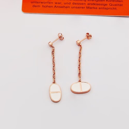 Hermes Earrings For Women #1262748 $25.00 USD, Wholesale Replica Hermes Earrings