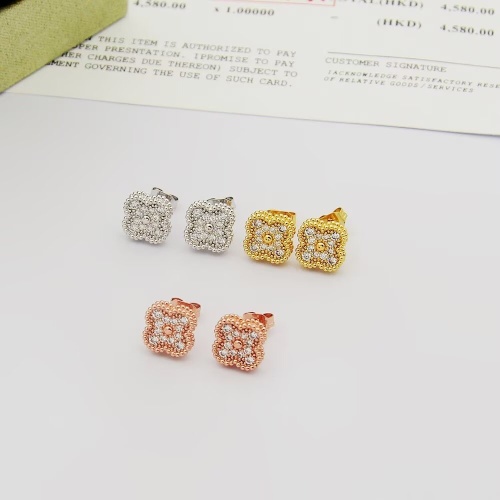 Replica Van Cleef & Arpels Earrings For Women #1262760 $25.00 USD for Wholesale