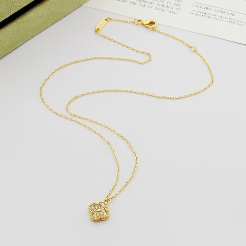 Van Cleef &amp; Arpels Necklaces For Women #1262765 $25.00 USD, Wholesale Replica Van Cleef &amp; Arpels Necklaces