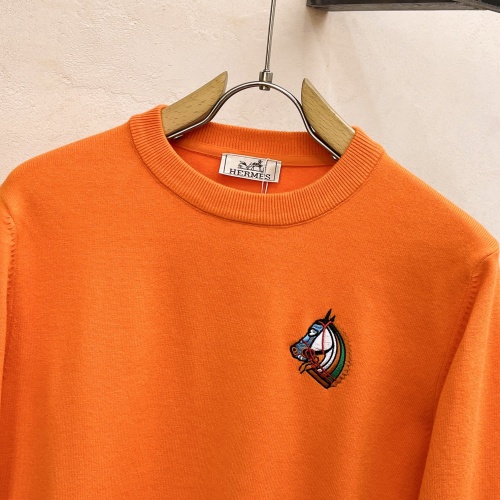 Replica Hermes Sweaters Long Sleeved For Men #1262823 $76.00 USD for Wholesale