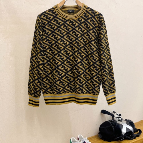 Fendi Sweaters Long Sleeved For Men #1262824 $76.00 USD, Wholesale Replica Fendi Sweaters