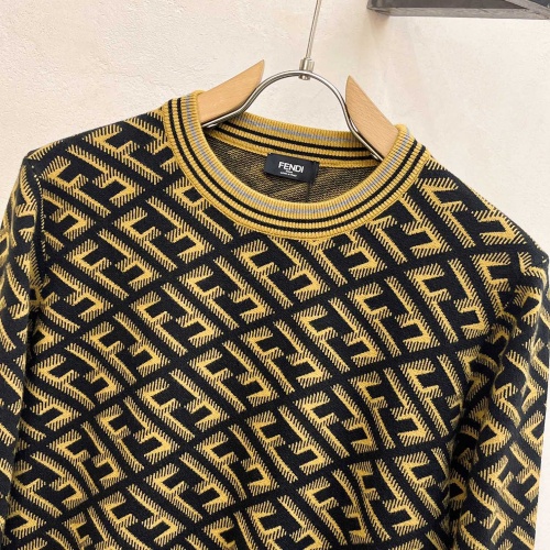 Replica Fendi Sweaters Long Sleeved For Men #1262824 $76.00 USD for Wholesale