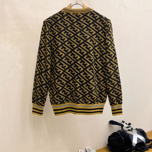 Replica Fendi Sweaters Long Sleeved For Men #1262824 $76.00 USD for Wholesale