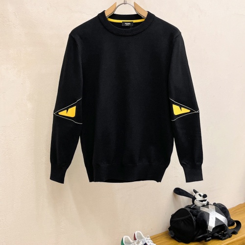 Fendi Sweaters Long Sleeved For Men #1262827 $76.00 USD, Wholesale Replica Fendi Sweaters