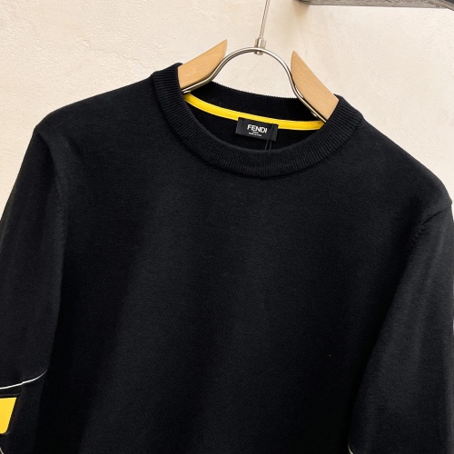 Replica Fendi Sweaters Long Sleeved For Men #1262827 $76.00 USD for Wholesale