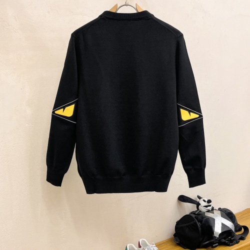 Replica Fendi Sweaters Long Sleeved For Men #1262827 $76.00 USD for Wholesale