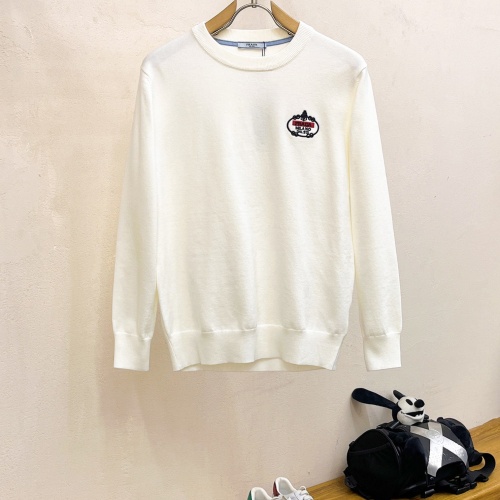 Prada Sweater Long Sleeved For Men #1262857 $76.00 USD, Wholesale Replica Prada Sweater