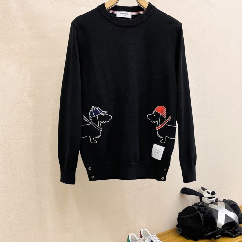 Thom Browne TB Sweaters Long Sleeved For Men #1262859 $76.00 USD, Wholesale Replica Thom Browne TB Sweaters