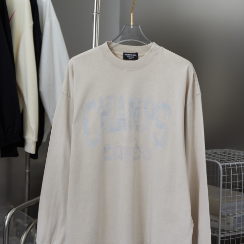 Balenciaga T-Shirts Long Sleeved For Unisex #1262863 $60.00 USD, Wholesale Replica Balenciaga T-Shirts