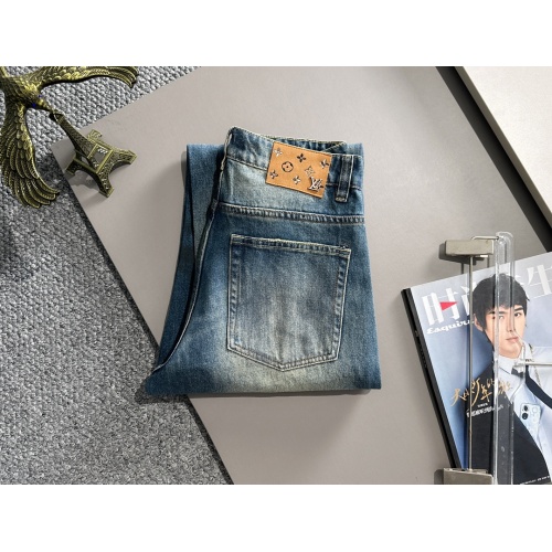 Replica Louis Vuitton LV Jeans For Men #1263030 $82.00 USD for Wholesale