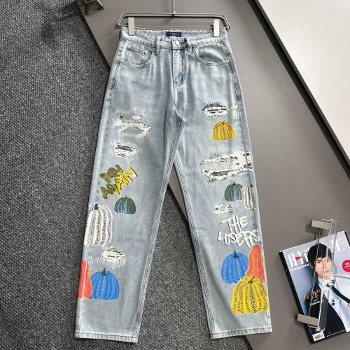 Louis Vuitton LV Jeans For Men #1263039 $82.00 USD, Wholesale Replica Louis Vuitton LV Jeans