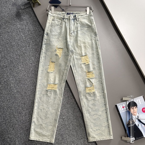 Louis Vuitton LV Jeans For Men #1263049 $82.00 USD, Wholesale Replica Louis Vuitton LV Jeans