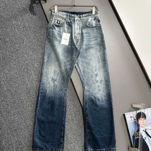 Replica Christian Dior Jeans For Men #1263147 $82.00 USD for Wholesale