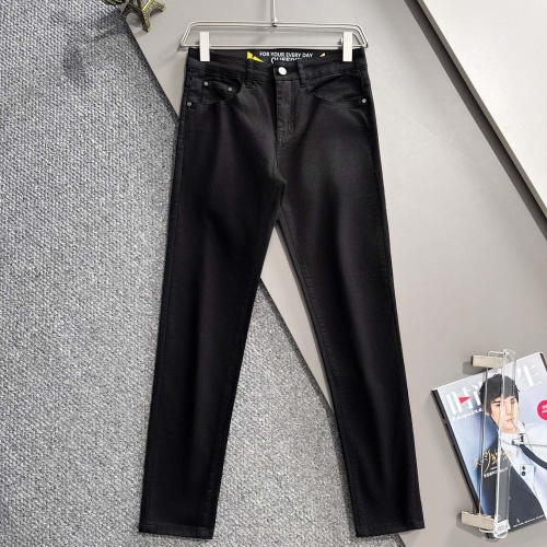 Replica Fendi Jeans For Men #1263148 $76.00 USD for Wholesale