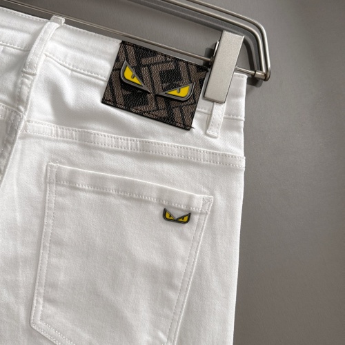 Replica Fendi Jeans For Men #1263149 $76.00 USD for Wholesale