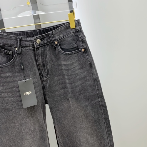 Replica Fendi Jeans For Men #1263151 $85.00 USD for Wholesale