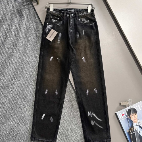 Replica Balenciaga Jeans For Men #1263152 $82.00 USD for Wholesale