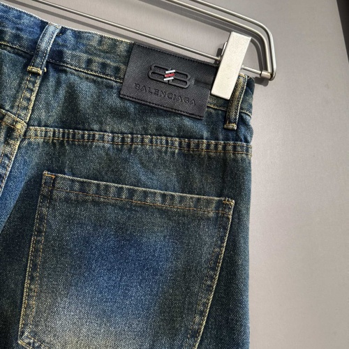 Replica Balenciaga Jeans For Men #1263153 $82.00 USD for Wholesale