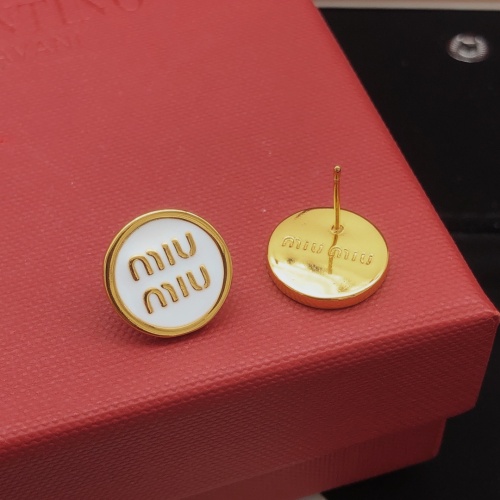 Replica MIU MIU Earrings For Women #1263154 $27.00 USD for Wholesale