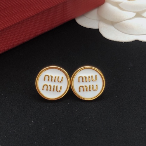 Replica MIU MIU Earrings For Women #1263154 $27.00 USD for Wholesale