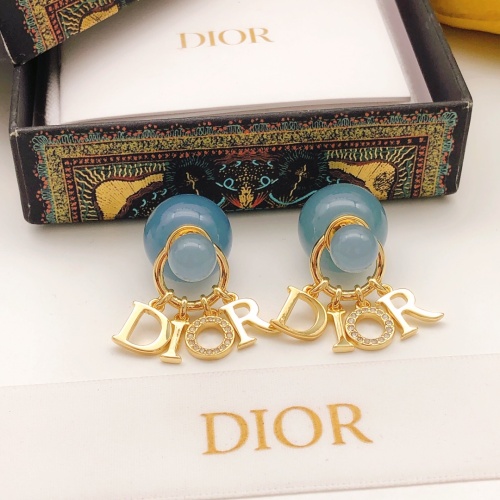 Replica Christian Dior Earrings For Women #1263157 $29.00 USD for Wholesale