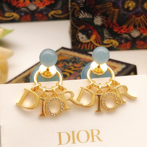 Replica Christian Dior Earrings For Women #1263157 $29.00 USD for Wholesale