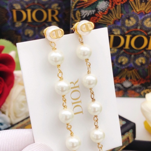 Replica Christian Dior Earrings For Women #1263158 $29.00 USD for Wholesale