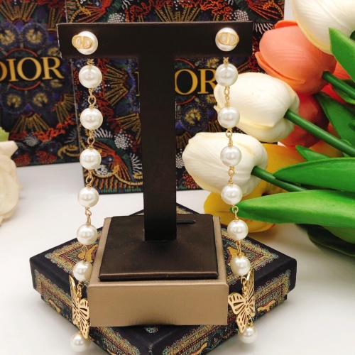 Replica Christian Dior Earrings For Women #1263158 $29.00 USD for Wholesale