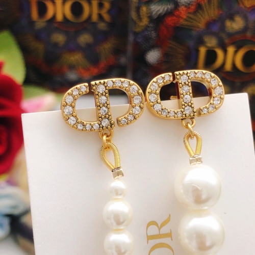 Replica Christian Dior Earrings For Women #1263160 $29.00 USD for Wholesale