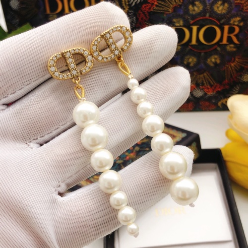 Replica Christian Dior Earrings For Women #1263160 $29.00 USD for Wholesale