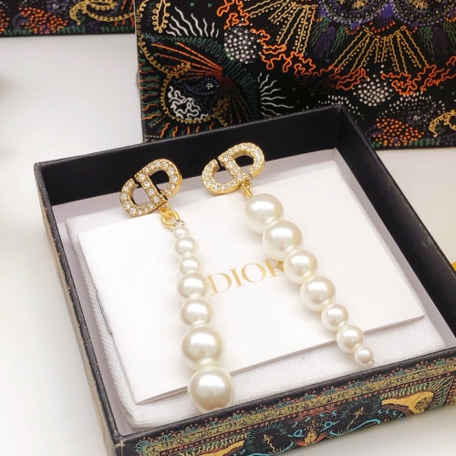 Replica Christian Dior Earrings For Women #1263160 $29.00 USD for Wholesale