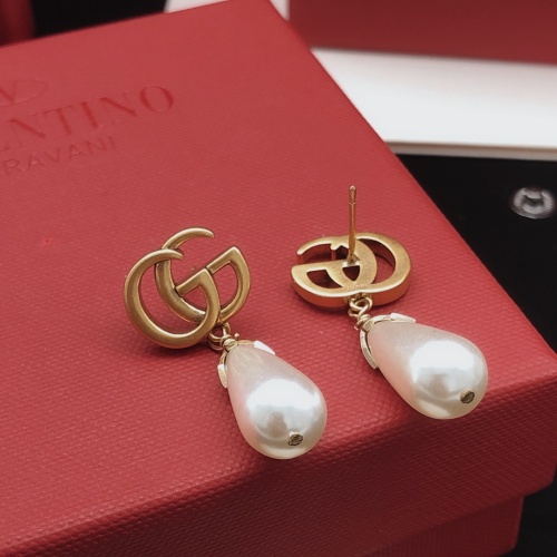 Replica Gucci Earrings For Women #1263252 $27.00 USD for Wholesale