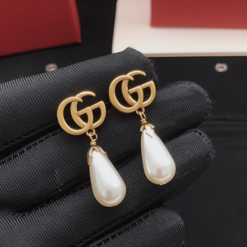 Replica Gucci Earrings For Women #1263252 $27.00 USD for Wholesale