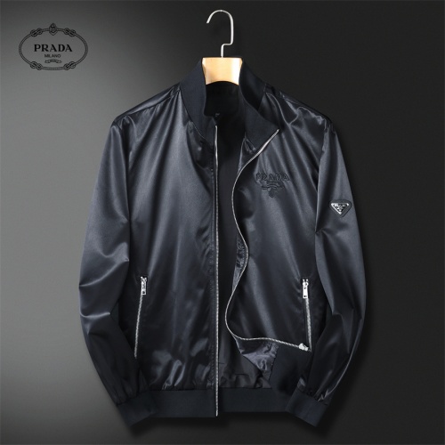 Prada Jackets Long Sleeved For Men #1263273 $72.00 USD, Wholesale Replica Prada Jackets