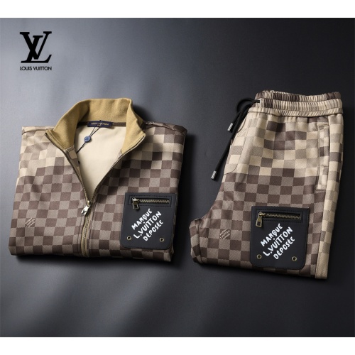 Replica Louis Vuitton LV Tracksuits Long Sleeved For Men #1263286 $85.00 USD for Wholesale