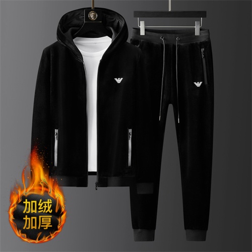 Armani Tracksuits Long Sleeved For Men #1263296 $98.00 USD, Wholesale Replica Armani Tracksuits